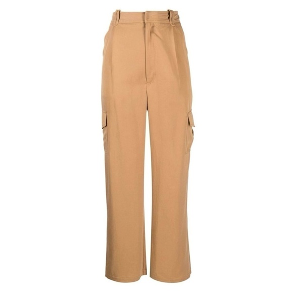 Reformation Jackson straight-leg trousers cargo pocket wide leg trouser pant NEW - Picture 3 of 9